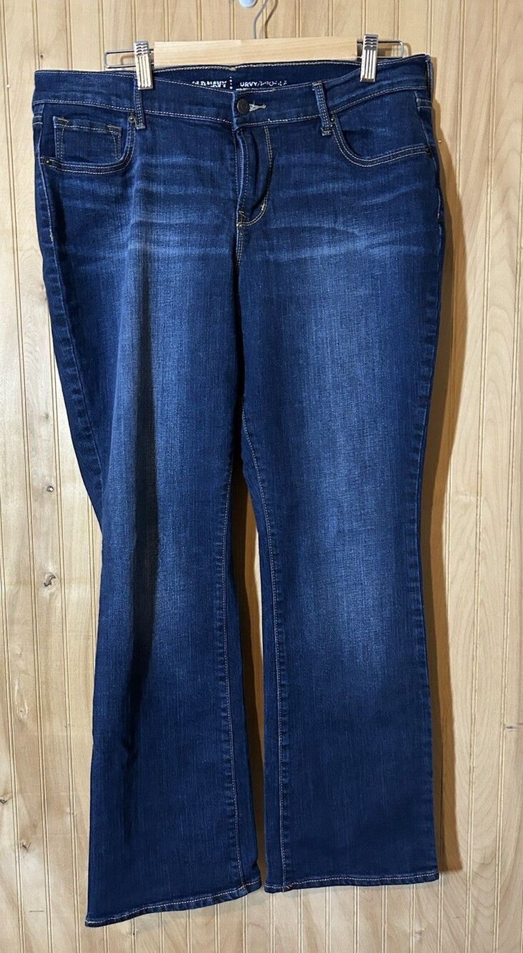 Old Navy Curvy Mid Rise Jeans Women's Size 14 Short